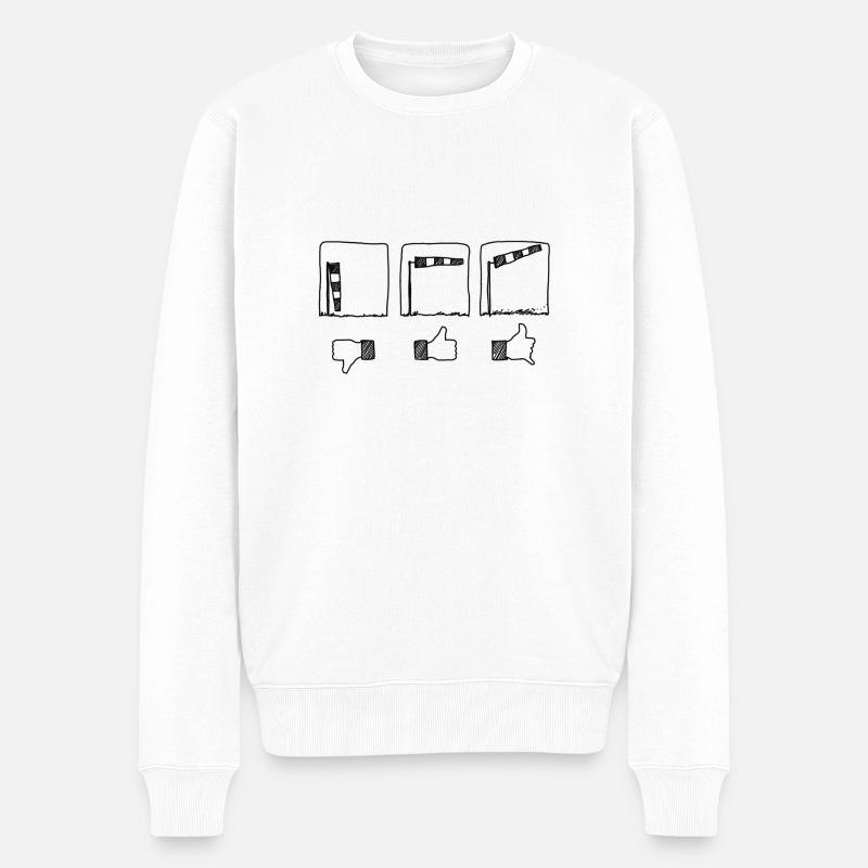 Fun kitesurf - Pull Premium bio Homme - blanc