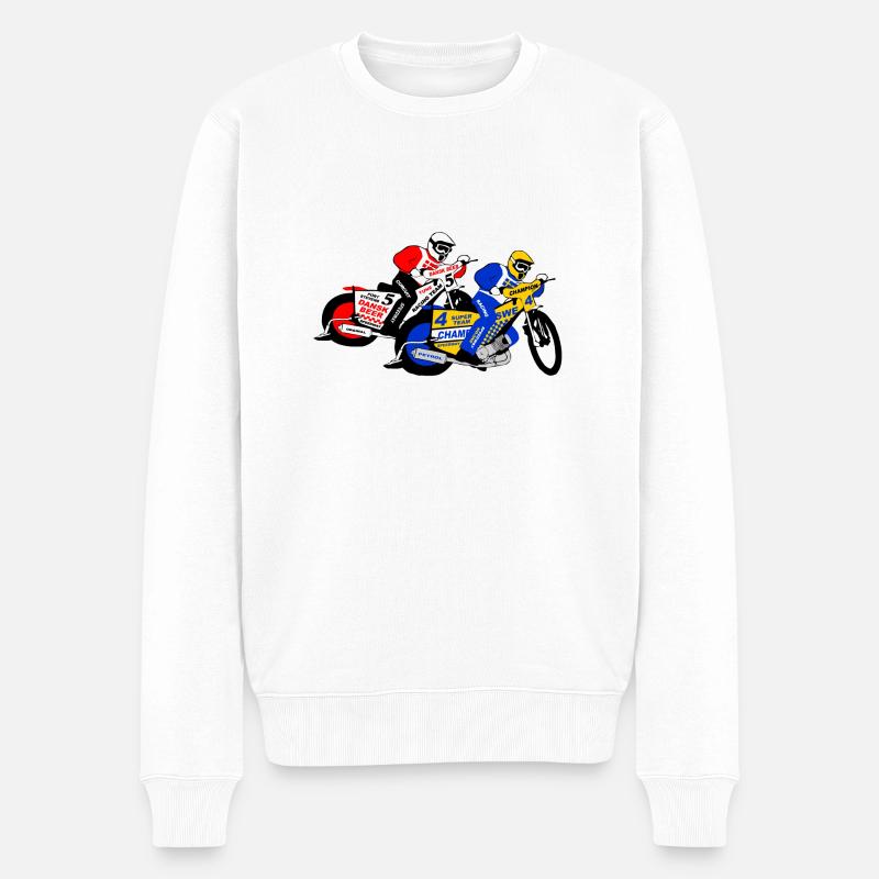 Speedway Racing - Pull Premium bio Homme - blanc