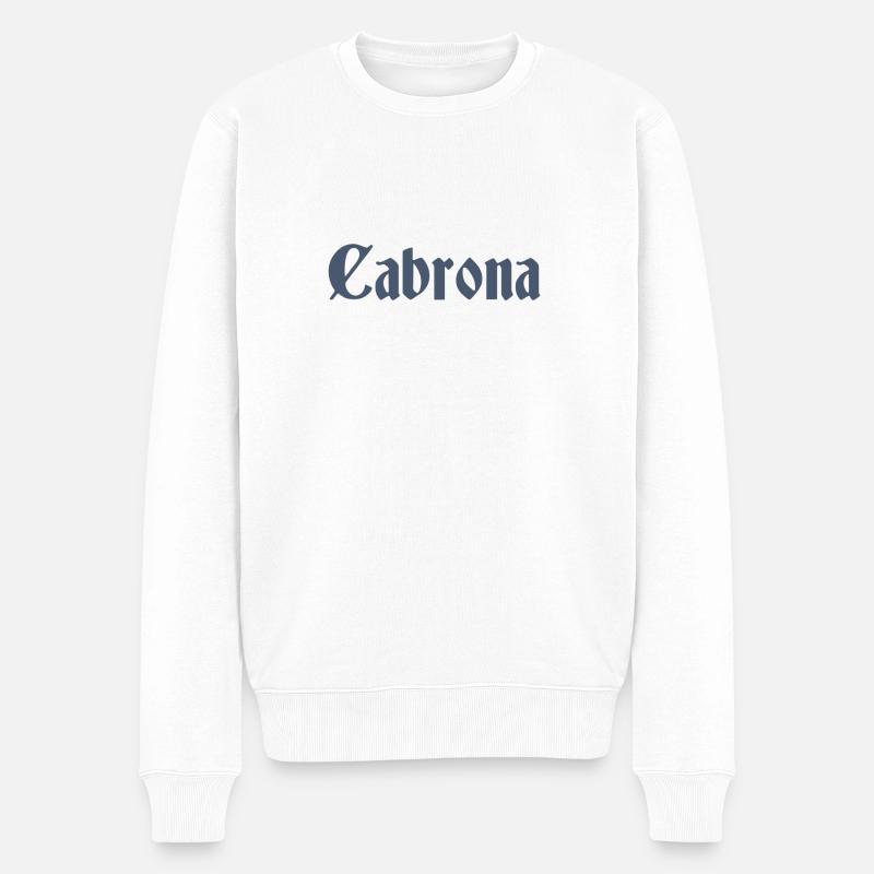 Bastard - Männer Premium Bio Pullover - Weiß