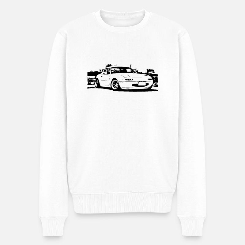 mx5 mk1 - Männer Premium Bio Pullover - Weiß