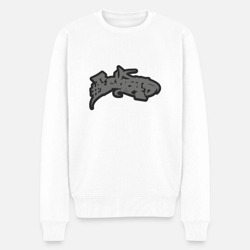 FCKAFD - Männer Premium Bio Pullover - Weiß