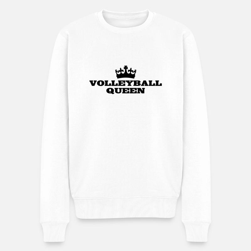 volleyball queen - Pull Premium bio Homme - blanc