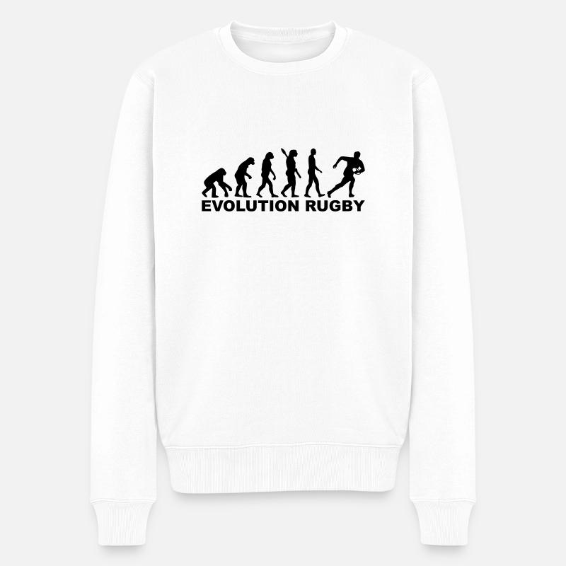 Evolution Rugby - Pull Premium bio Homme - blanc