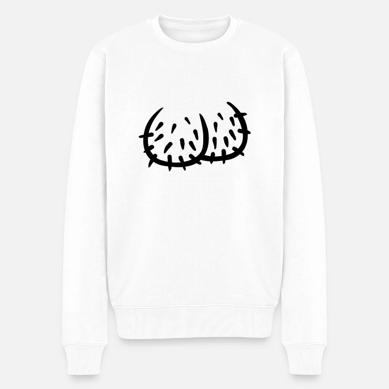 Penis - Pull Premium bio Homme - blanc