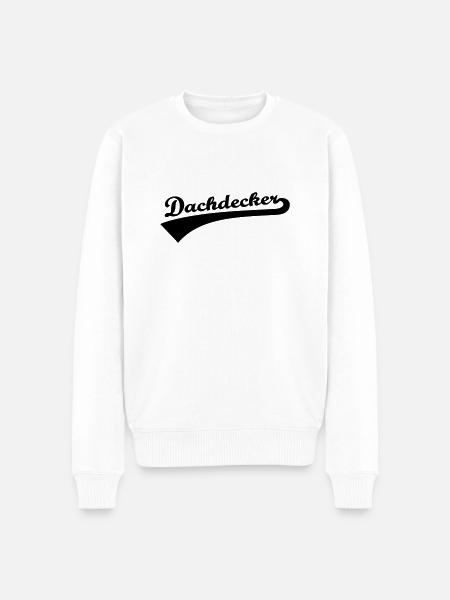 Dachdecker - Männer Premium Bio Pullover - Weiß