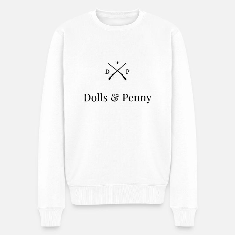 Hipster Logo - Pull Premium bio Homme - blanc