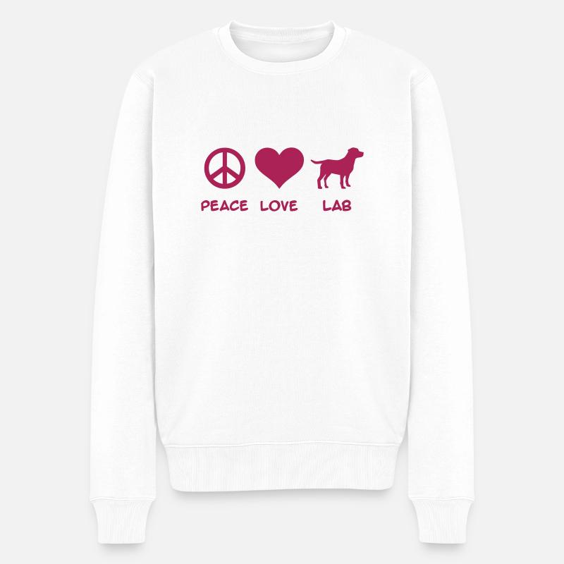 Labrador - Pull Premium bio Homme - blanc