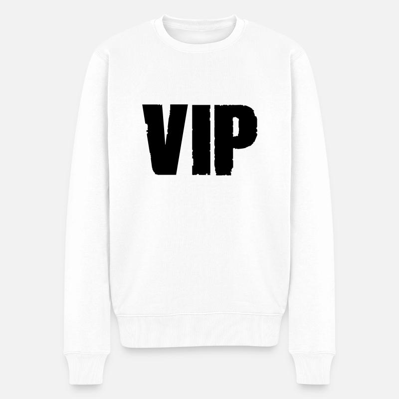 vip - Pull Premium bio Homme - blanc