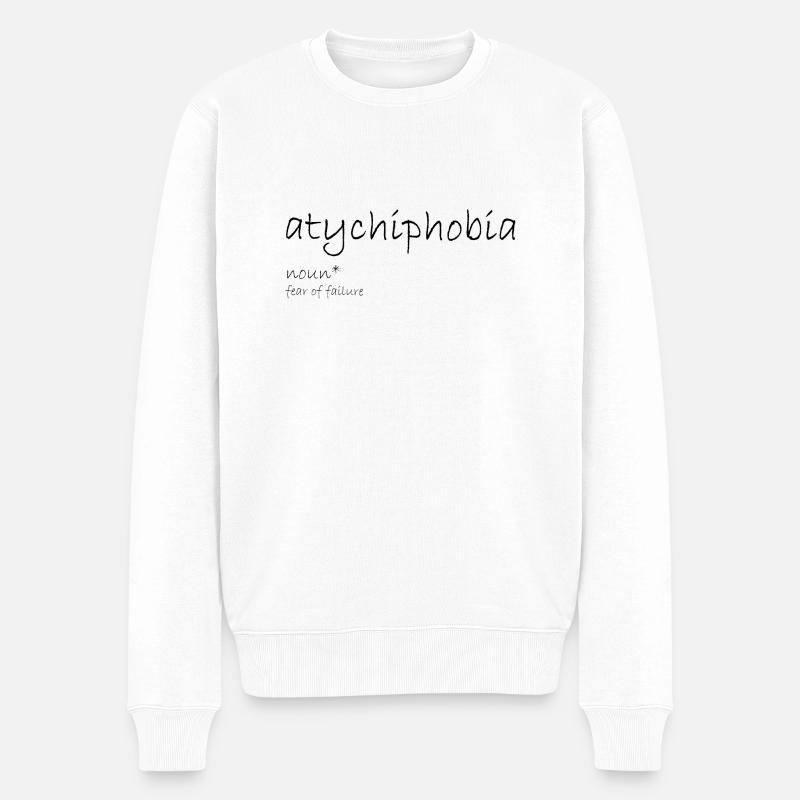 Atychiphobia - Pull Premium bio Homme - blanc