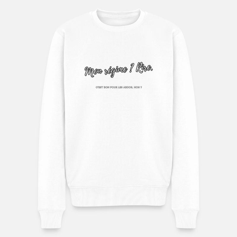 Regime - Männer Premium Bio Pullover - Weiß