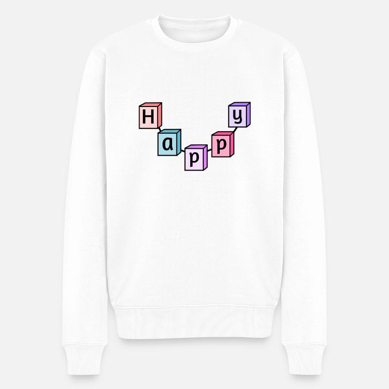 Content - Pull Premium bio Homme - blanc