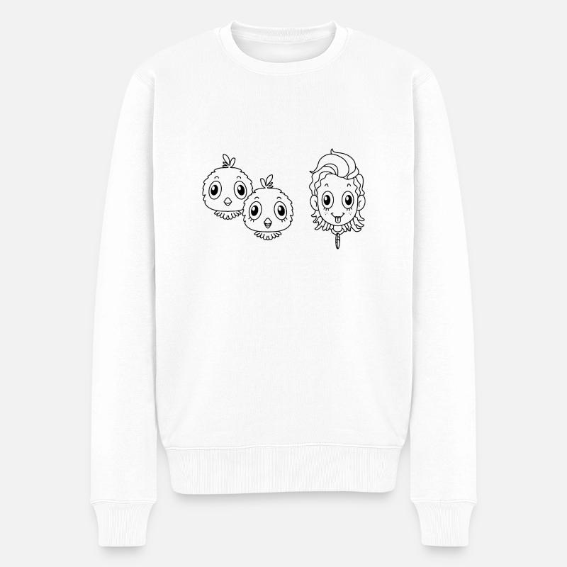 Oiseau de compagnie - Pull Premium bio Homme - blanc