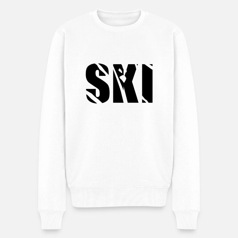 ski - Pull Premium bio Homme - blanc
