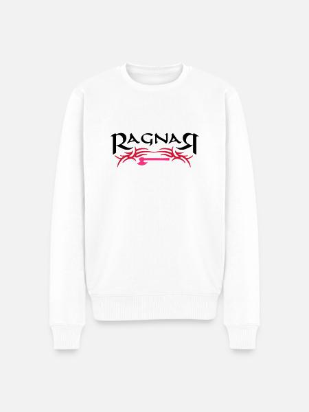 Ragnar_1 - Männer Premium Bio Pullover - Weiß