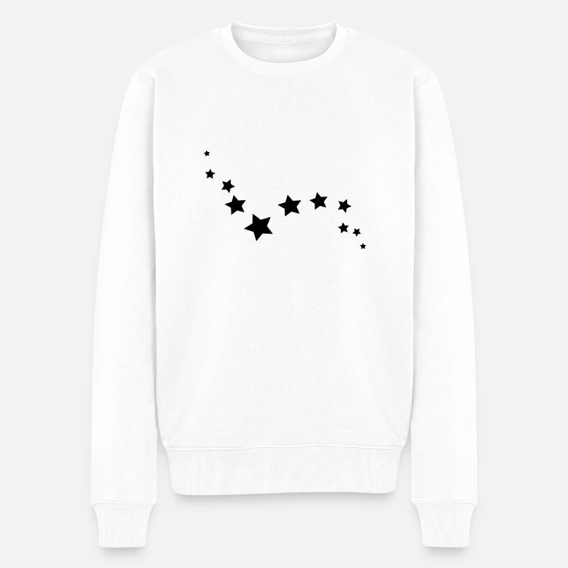 stars - Pull Premium bio Homme - blanc