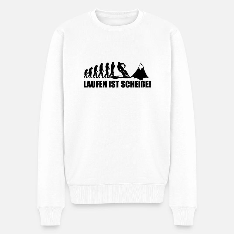 terme c'est de la merde - Pull Premium bio Homme - blanc
