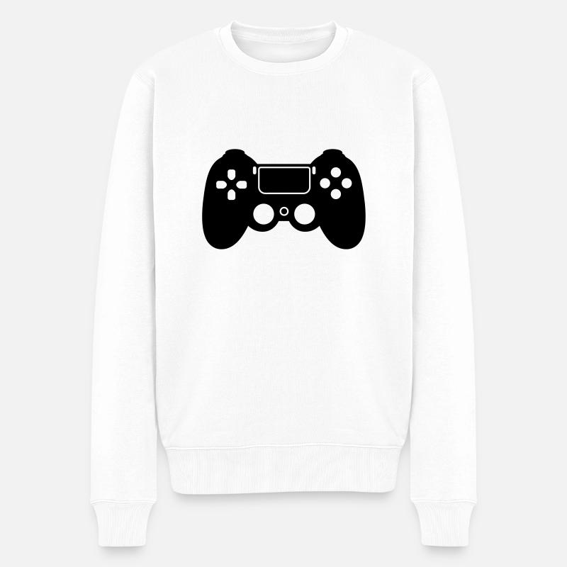 gaming - Pull Premium bio Homme - blanc