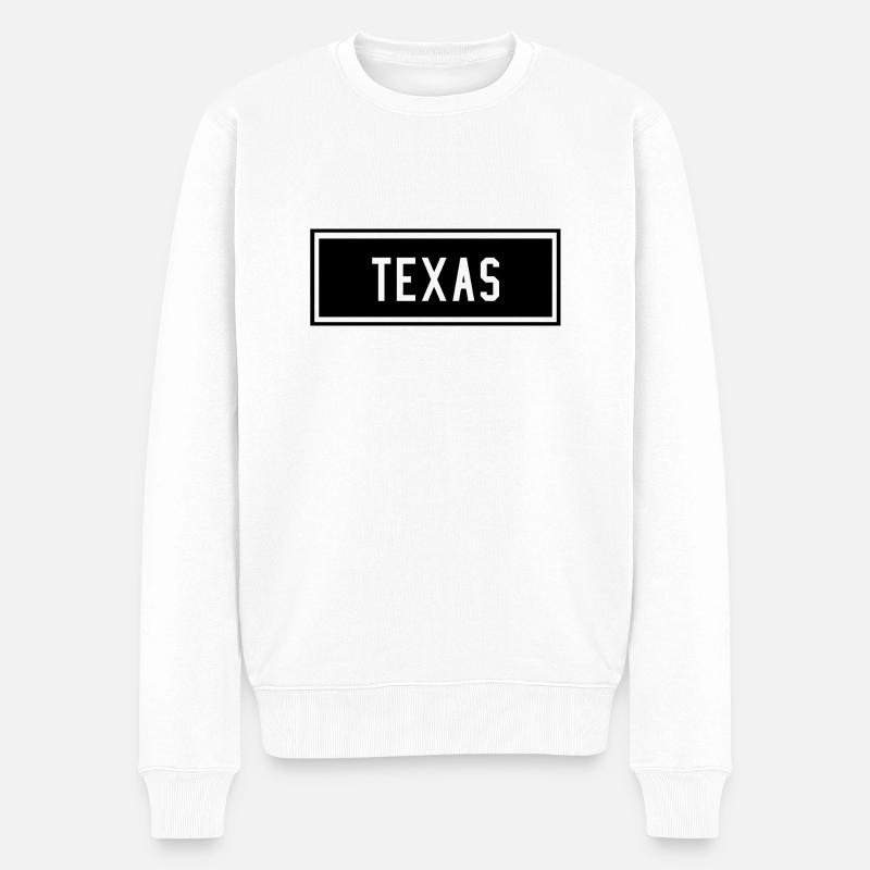 Texas - Pull Premium bio Homme - blanc