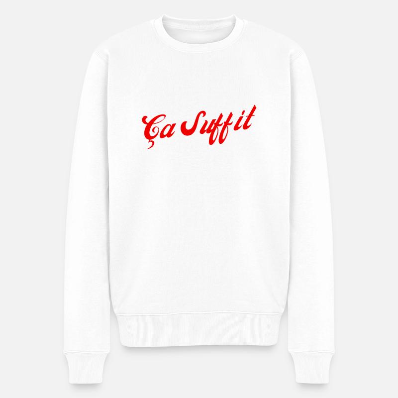 Ça suffit idée cadeau - Pull Premium bio Homme - blanc