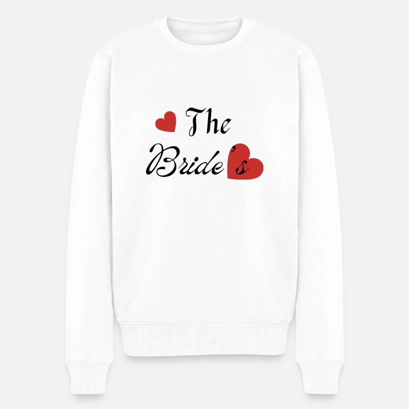 The bride’s -la mariée - Pull Premium bio Homme - blanc