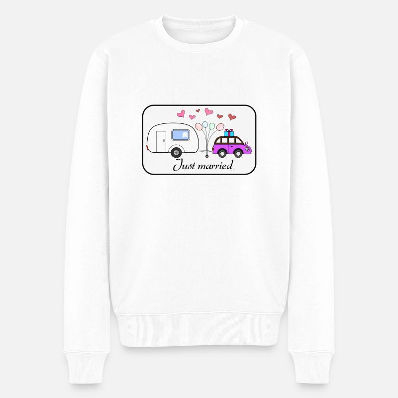 Jeune marié - Pull Premium bio Homme - blanc