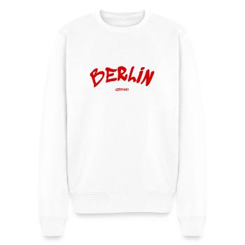 Berlin - Allemagne - Allemagne - Porte de Brandebourg - Pull Premium bio Homme - blanc - Devant - Thijin (182cm)
