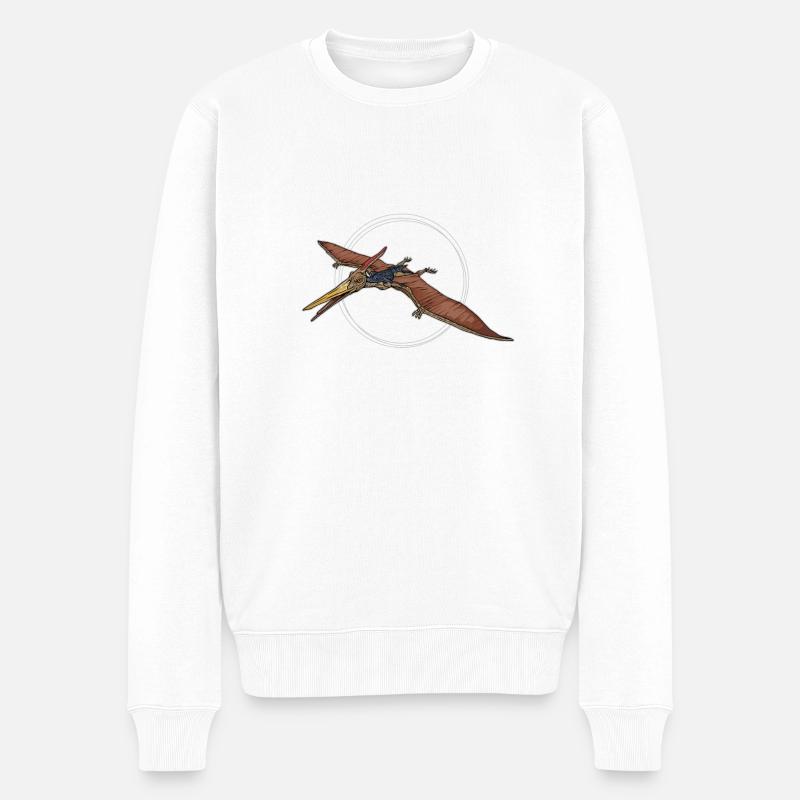 Ptérosaures // Illustration - Pull Premium bio Homme - blanc