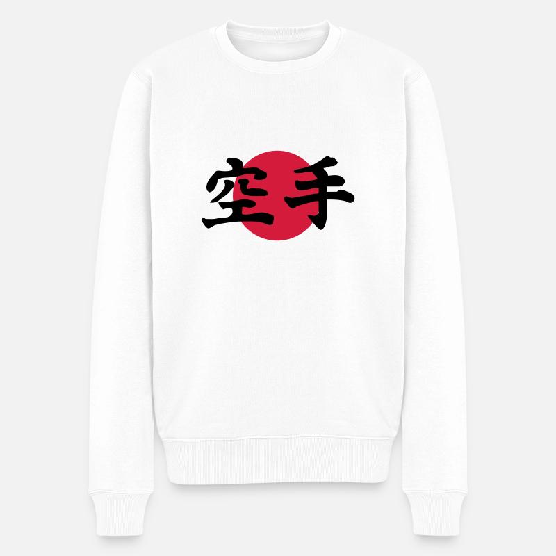 karaté - Pull Premium bio Homme - blanc