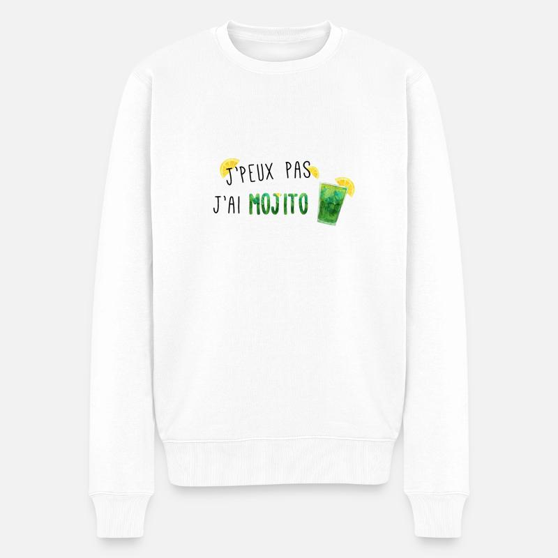 j'peux pas j'ai mojito - Pull Premium bio Homme - blanc