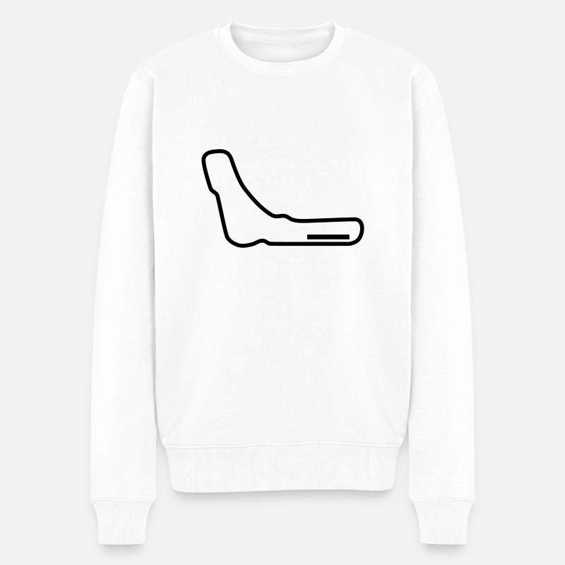 Schaltkreis Italienisch_c1 - Männer Premium Bio Pullover - Weiß
