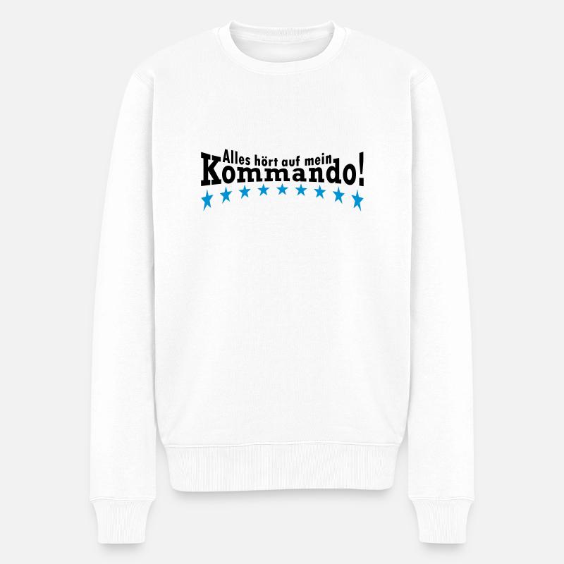 Commande - Pull Premium bio Homme - blanc