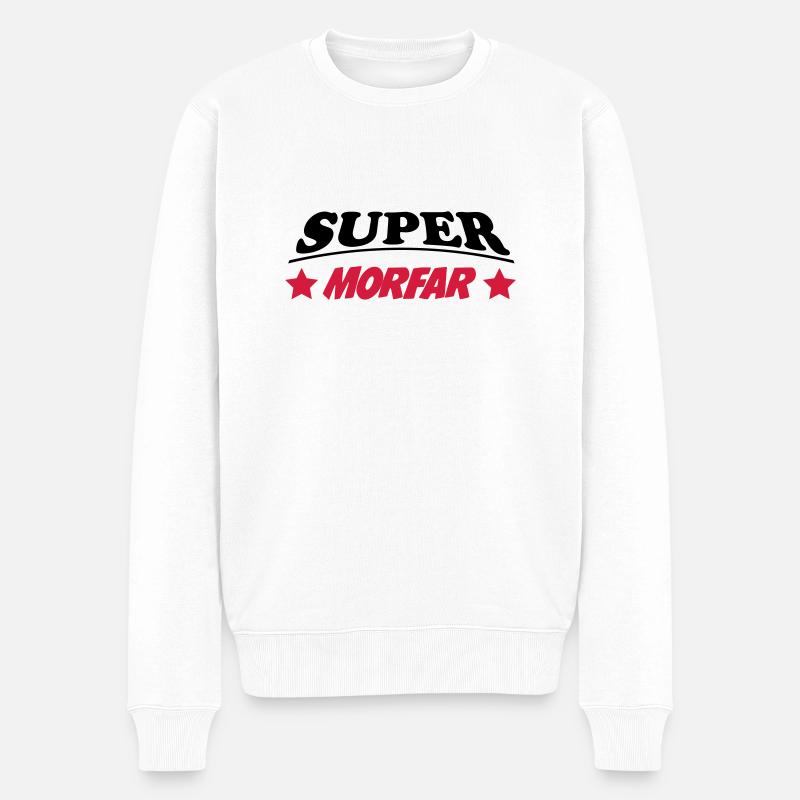 Super morfar 111 - Pull Premium bio Homme - blanc
