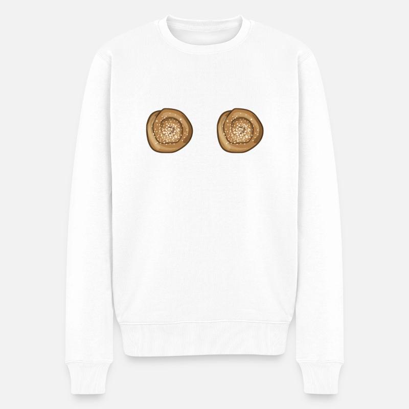 Brioches - Pull Premium bio Homme - blanc