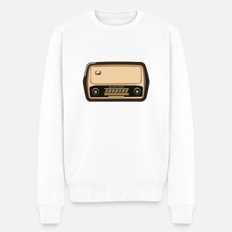 Constant Static - Männer Premium Bio Pullover - Weiß