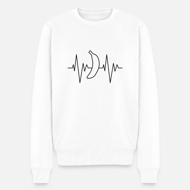 Pouls Bananes - Pull Premium bio Homme - blanc