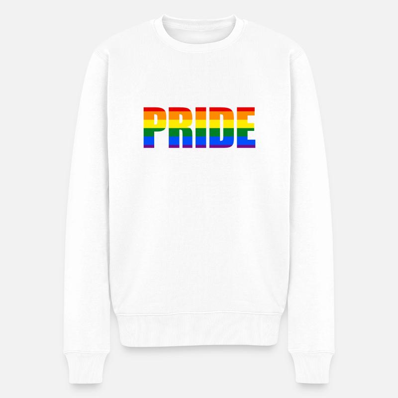 Gay Pride - Pull Premium bio Homme - blanc