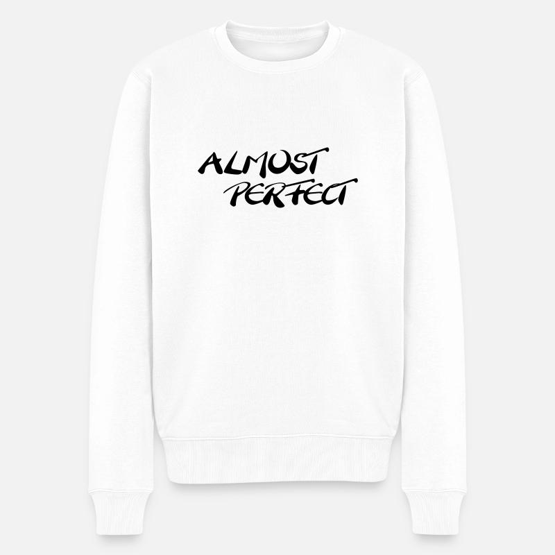 Almost perfect - Pull Premium bio Homme - blanc