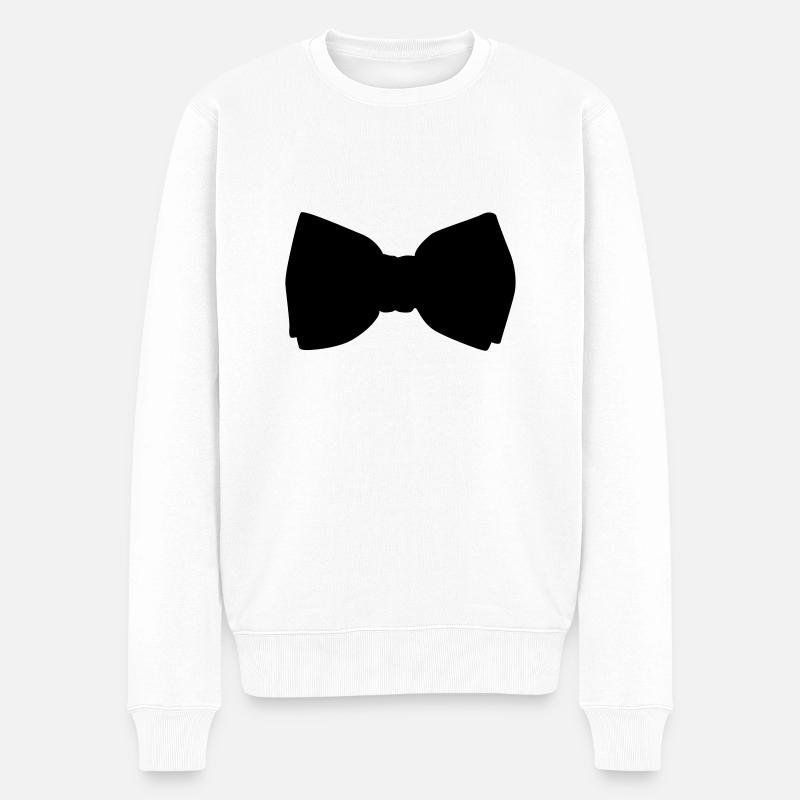 nœud papillon - Pull Premium bio Homme - blanc
