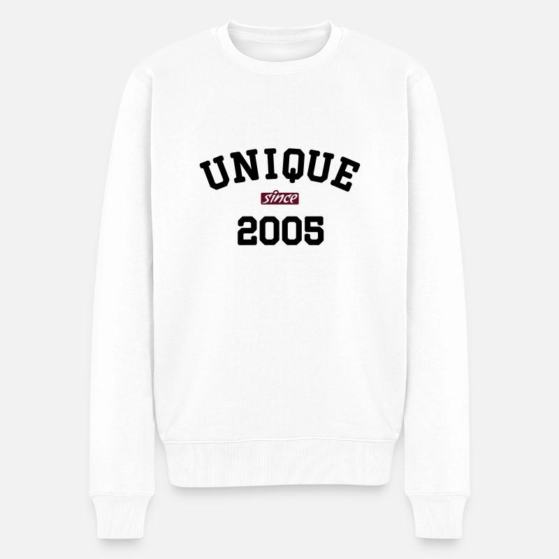 uni2005 - Pull Premium bio Homme - blanc