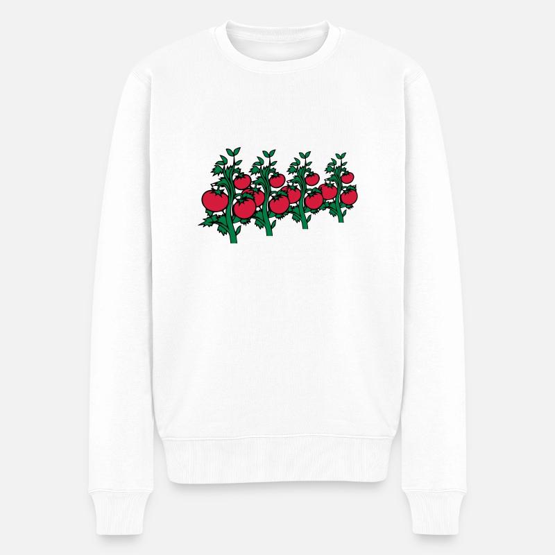tomates légume - Pull Premium bio Homme - blanc