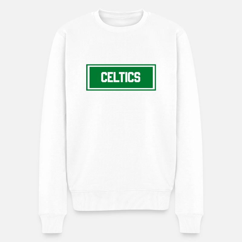 Kelten - Männer Premium Bio Pullover - Weiß