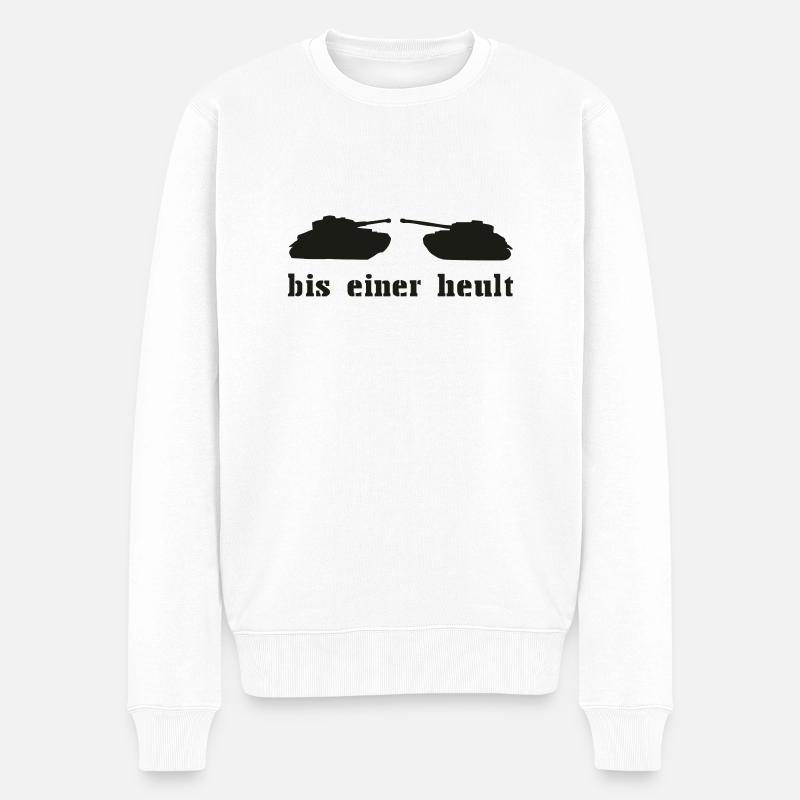 à un hurlement - Pull Premium bio Homme - blanc