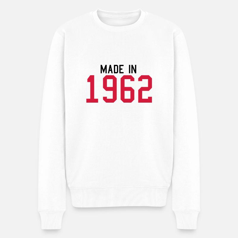 1962 - Pull Premium bio Homme - blanc