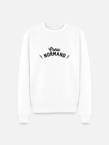 United Normandy - Pull Premium bio Homme - blanc