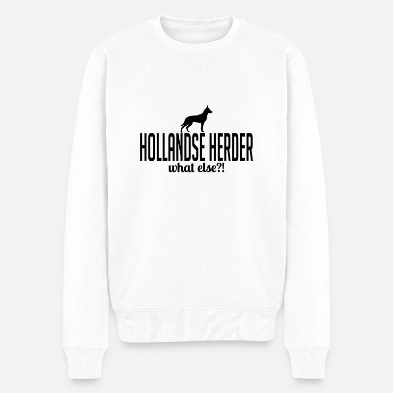 Berger hollandais whatelse - Pull Premium bio Homme - blanc