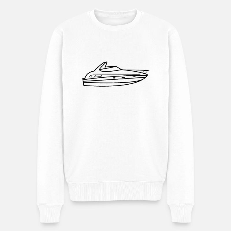 Bavaria300 - Männer Premium Bio Pullover - Weiß