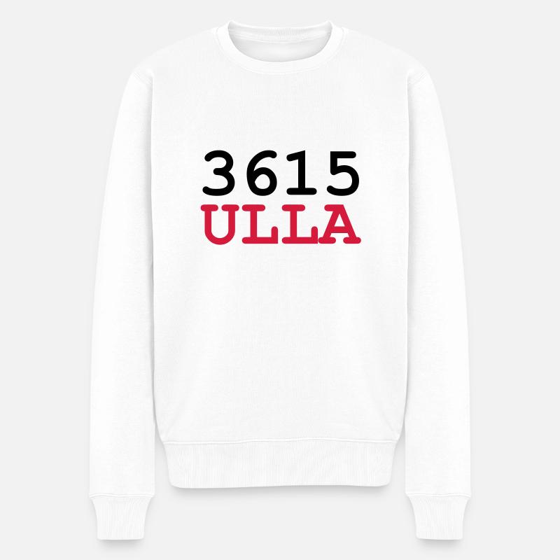 3615 ULLA - Pull Premium bio Homme - blanc