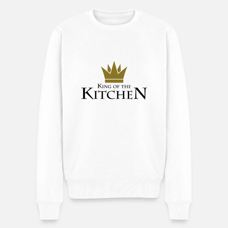 King Of The Kitchen - Pull Premium bio Homme - blanc