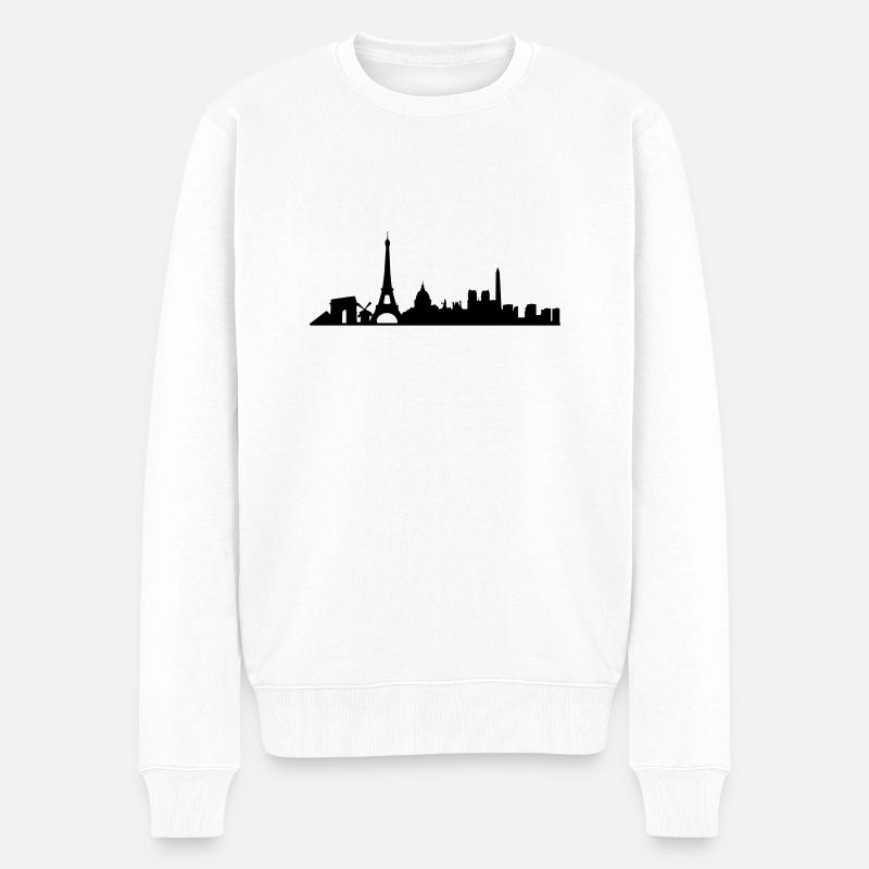 Paris - Pull Premium bio Homme - blanc