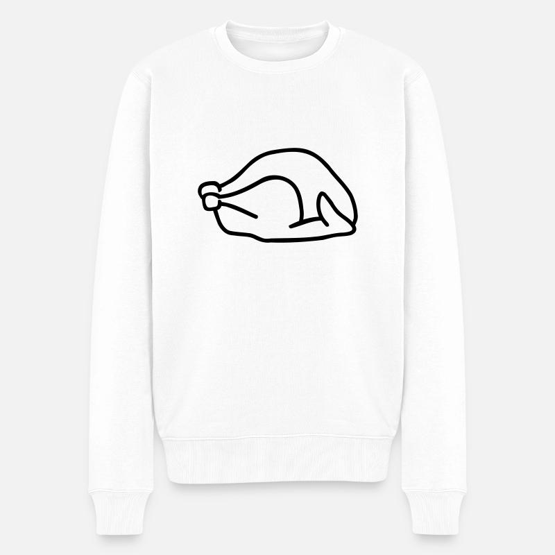 Dindon - Pull Premium bio Homme - blanc